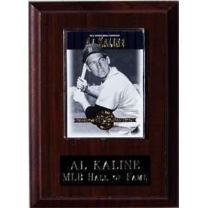  Al Kaline 4.5 x 6.5 Plaque