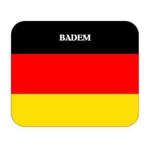  Germany, Badem Mouse Pad 