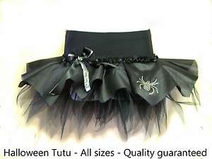 HALLOWEEN BALL PARTY TUTUS   FANCY DRESS COSTUME OUTFIT   BLACK MINI 