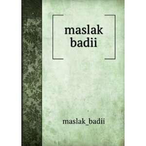  maslak badii maslak_badii Books
