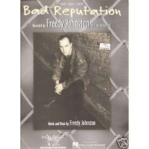  Sheet Music Bad Reputation Freedy Johnston 96 Everything 