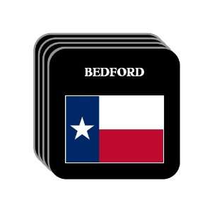  US State Flag   BEDFORD, Texas (TX) Set of 4 Mini Mousepad 
