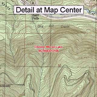 USGS Topographic Quadrangle Map   Chester Morse Lake 