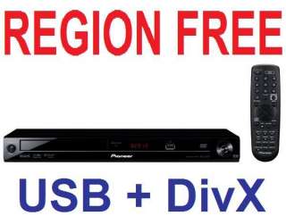 All REGION FREE Multi ZONE NTSC/PAL USB DivX DVD PLAYER  