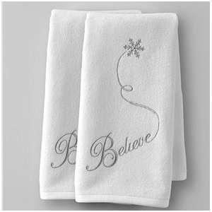  2 pk. Believe Hand Towels