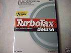 TurboTax 2002 Deluxe Edition Very Rare *LNC