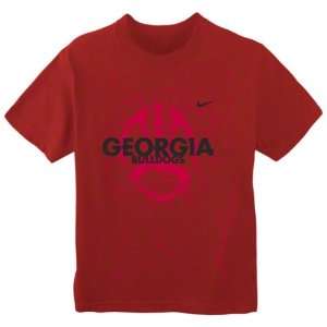  Georgia Bulldogs Red Nike Youth 2011 Official Football 