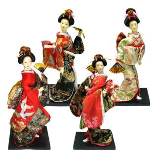 Authentic Japanese Geisha Vintage Dolls 2#   
