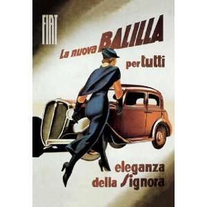  Fiat Balilla 20x30 poster
