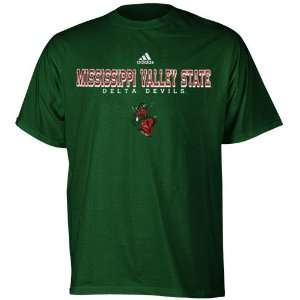   Valley State Delta Devils Green True Basic T shirt