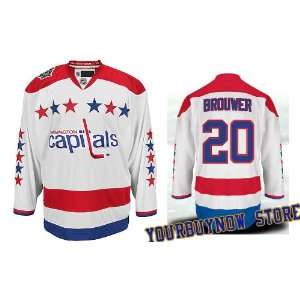 NHL Gear   Troy Brouwer #20 Washington Capitals Third White Jersey 