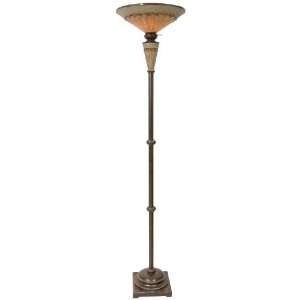  Style Craft 70 Nordic Bronze Torchiere Floor Lamp
