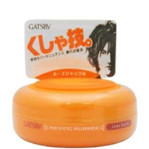  Gatsby Moving Rubber Loose Shuffle Hair Styling Wax 2.8oz 