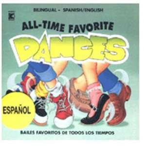  4 Pack KIMBO EDUCATIONAL ALL TIME FAVORITE DANCES SPANISH 