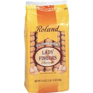 Roland Italian Ladyfingers Savoiardi, 17.6 Ounce Packages (Pack of 10 