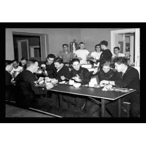 Eating Cafeteria Meal 20x30 poster 