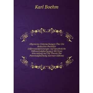   Die Theorie Der Potentialgleichung (German Edition) Karl Boehm Books
