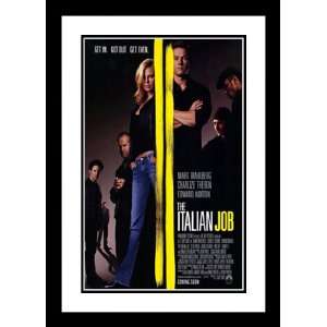  The Italian Job 20x26 Framed and Double Matted Movie 