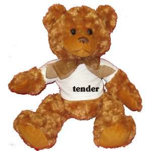  tender Plush Teddy Bear with WHITE T Shirt Toys & Games