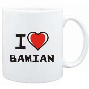  Mug White I love Bamian  Cities