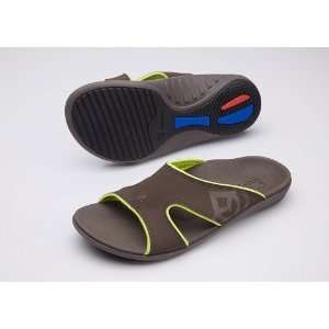   Support Sandals   Chocolate / Mineral Green