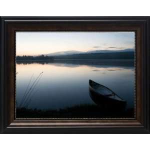  Canoe on Lake Kash Framed Photo (Laminate) 16 x 21 NEW 