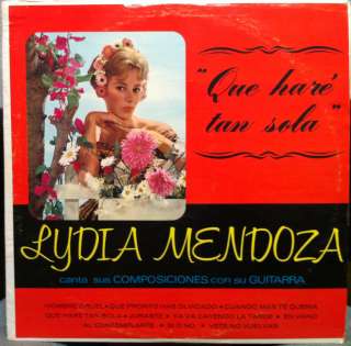lydia mendoza con su guitarra label azteca records format 33 rpm 12 lp 