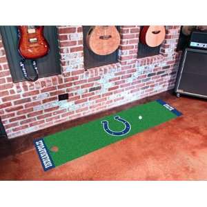    Indianapolis Colts Putting Green Runner 24x96