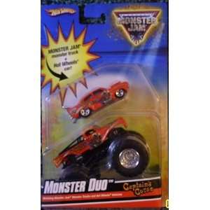  HOT WHEELS MONSTER DUO CAPTAINS CURSE Toys & Games