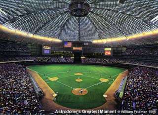 Houston Astros Astrodome Mike Scott L/E print gsart AGM  