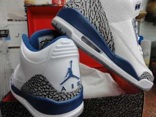 Nike Air Jordan 3 True Blue Sneakers Mens Size 14  