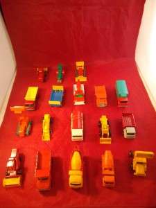 Lesney Matchbox Miniature Cars Carrying Case Set Includes 37 Cars Dump 