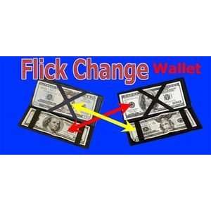  Flick Change Wallet Large Close Up Magic Trick Illusion 