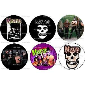   Pinback Buttons   Horror Punk, Heavy Metal 1.25 
