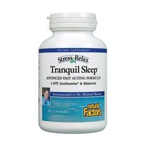   Factors Stress Relax Tranquil Sleep   60 Chewable Tablets   Unflavored
