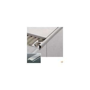  TREP FL Stair Nosing Profile, Brushed Stainless Steel   8 