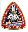 nasa sts 34 atlantis 1989 shuttle mission embroi dered fabric