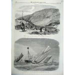  1865 Welsh Bards Vale Conway Sailing Ship Race Thames 