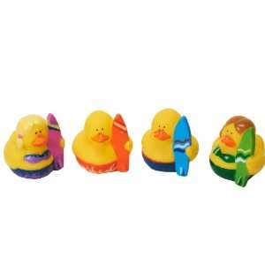   Party By Fun Express Surfing Rubber Duck Assortment 