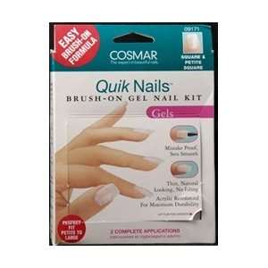  Quik Nails Brush   On Gel Nail Kit