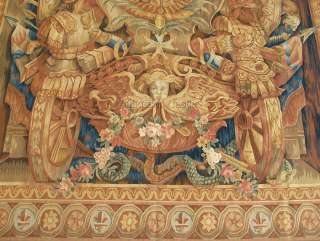 antique reproduction aubusson tapestry materpiece It is NOT a 