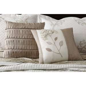   Floral & Pleated Accent Pillow Set By Collections Etc