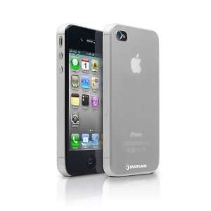  Membrane Case for Apple iPhone 4S / iPhone 4 (Ice)   White Cell 