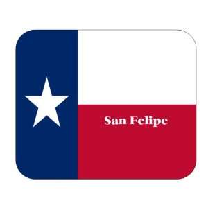  US State Flag   San Felipe, Texas (TX) Mouse Pad 