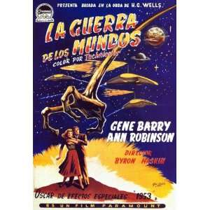  The War of the Worlds (1953) 27 x 40 Movie Poster Spanish 
