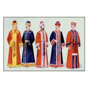  Odd Fellows Men in Simple Robes 28x42 Giclee on Canvas 