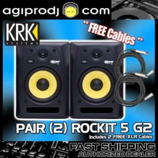 KRK RP5G2 ROCKIT 5 Inch Powered Studio Monitor (Pair)  