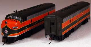 Bachmann HO Scale Train Two F7 A & F7 B Locomotives Analog Great 