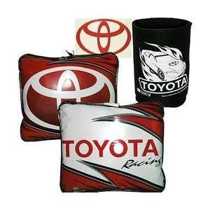  Flag Toyota Racing Coolie, 8 Decal, and Seat Cushion Set   TOYOTA 