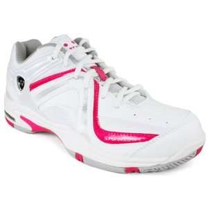   Court Power Cushion 262 White/Pink Tennis Shoes 5.5